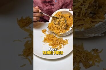 💥🤯 FREE Sahar Food அதுவும் 30 Days⁉️😱 | #shorts | @NazeemVlogger