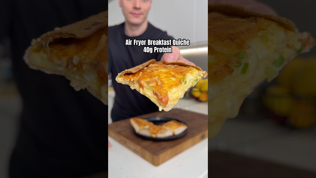 Air Fryer Breakfast Wrap / 40g Protein #recipe #highprotein #cooking Air Fryer Breakfast Wrap / 40g Protein #recipe #highprotein #cooking