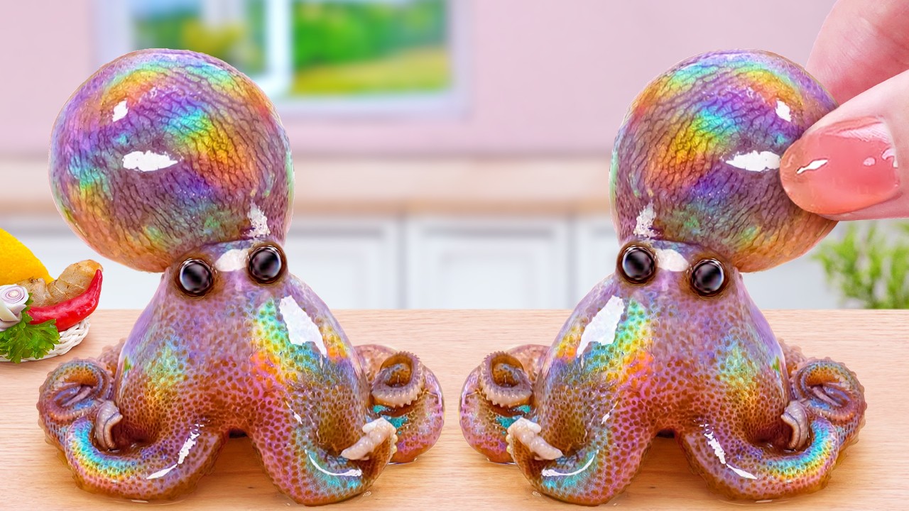 Top Combo Seafood Recipes π Fried Octopus with Spicy Sauce πΆοΈ Tina Mini Cooking Top Combo Seafood Recipes π Fried Octopus with Spicy Sauce πΆοΈ Tina Mini Cooking