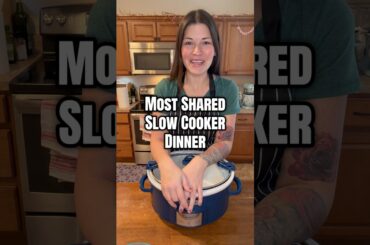 Most Shared Slow Cooker Dinner! #recipe #fypシ #crockpot #cooking #dinner #beef #easyrecipe