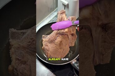 Perfect steak crust with this one trick #steak #cooking #recipe #lifehack