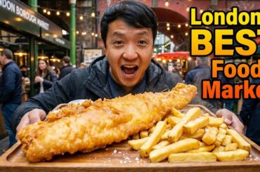 24 Hours Eating at the Best STREET FOOD MARKETS in London | #1 GREATEST Sandwich in ENGLAND!