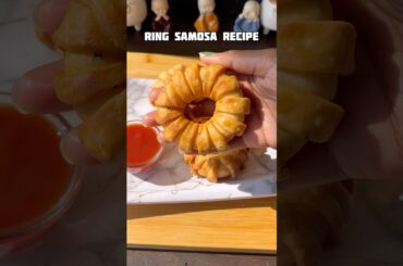 Ring samosa recipe #shorts #recipe #snacks #samosa #potato #shortsfeed #trending #viral #cooking