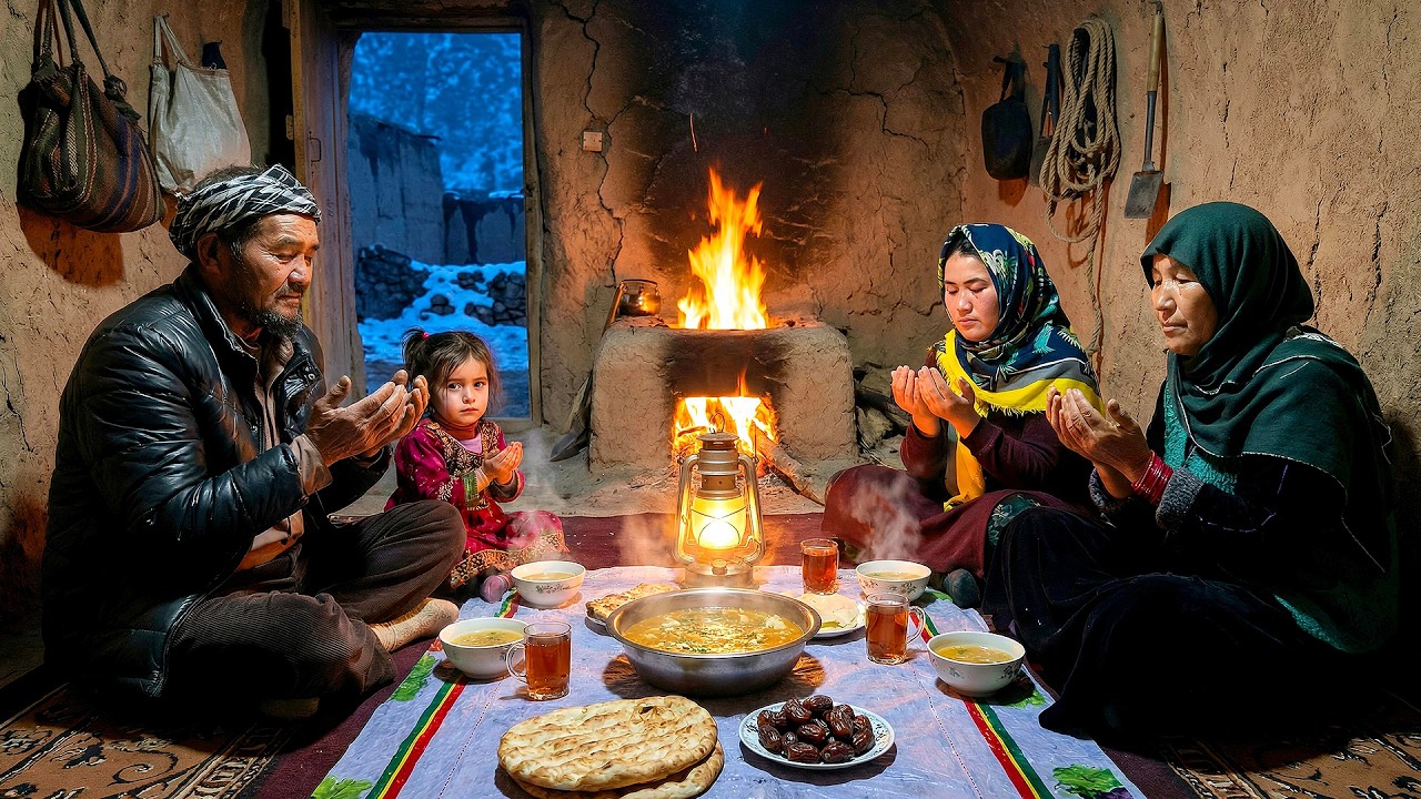 Ramadan Iftar in Afghan Cave 🌙 | Family Cooking Traditional Chicken Soup 🇦🇫 Ramadan Iftar in Afghan Cave 🌙 | Family Cooking Traditional Chicken Soup 🇦🇫