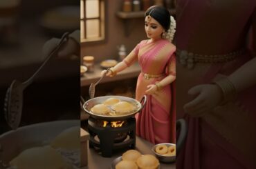 Miniature Doll Wife Making Pani Puri 😍 Village ASMR Cooking|#asmr #miniature #cooking#satisfying