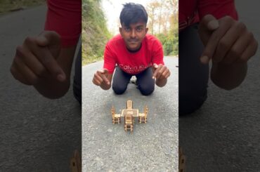 White and cute￼ 1 set dining table unboxing and review ￼