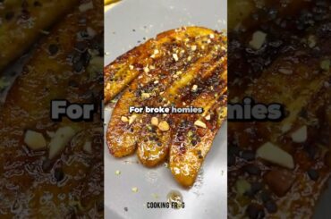 Fine Dining on a Budget Ep. 1: Caramel Bananas #dessert