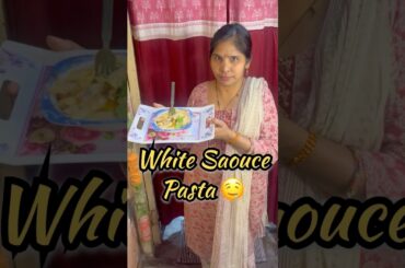 Tasty White Sauce Pasta Recipe 🤤 #shorts #viral #cooking #recipe
