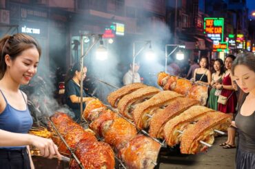 Insane Night Food Market in Vietnam – People Wait Over an Hour for a Bite