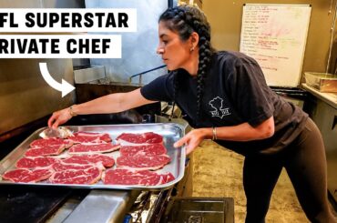 NFL Combine CHEF Cooks Breakfast, Lunch & Dinner Top Rookies!