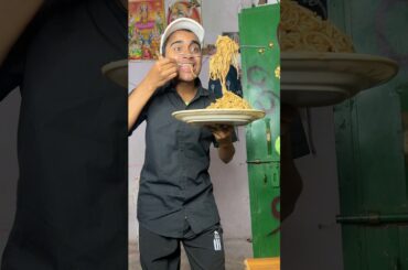 Bahubali Chowmein khaya hai 🤤 - #cooking #food #vlog #recipe #dailyvlog #comedy #shorts