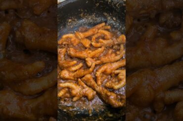 Delicious feet curry | Tasty chicken feet fry #shorts #cooking #ps_survival