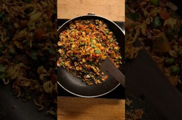 Maggi Bhel | ASMR RECIPES | #shorts #food #cooking #recipe #streetfood