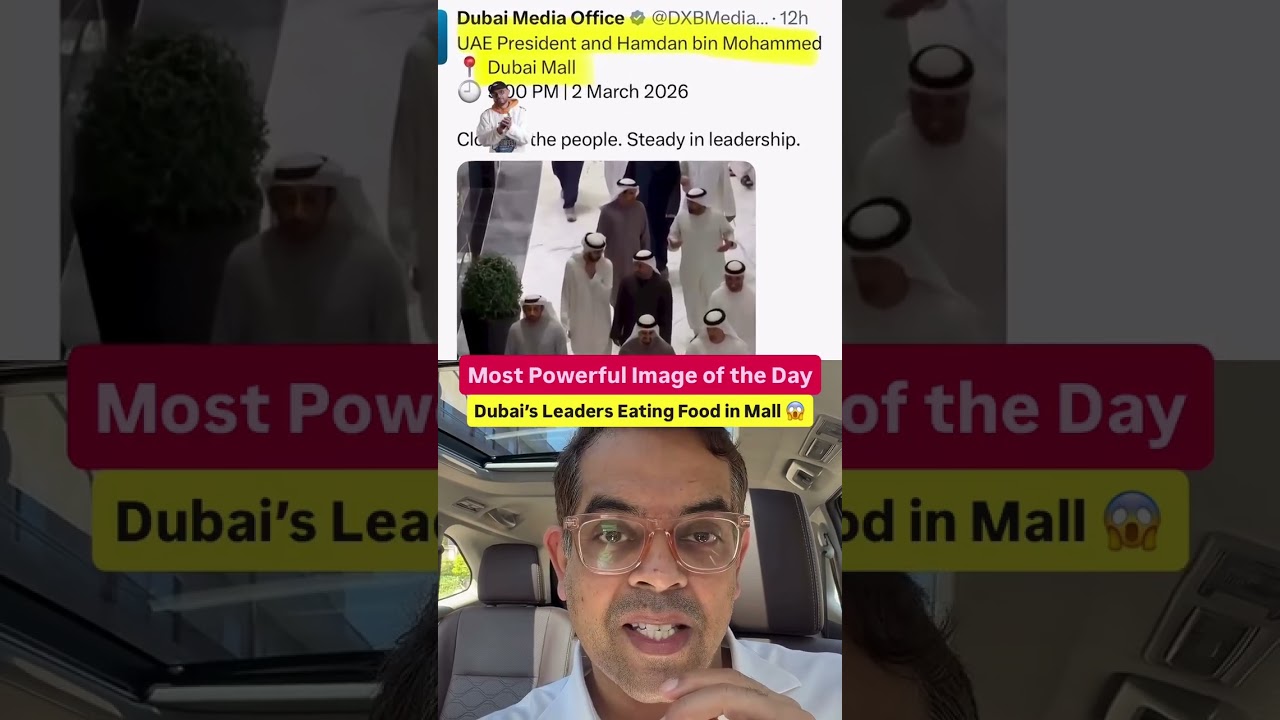 UAE’s President, Crown Prince Seen Dining and Roamimg in Dubai Mall 😱 UAE’s President, Crown Prince Seen Dining and Roamimg in Dubai Mall 😱