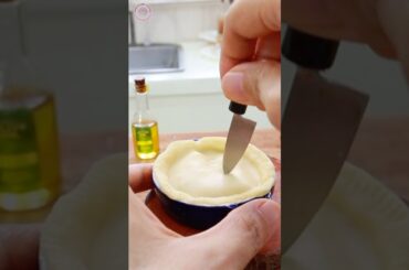MINIATURE PIE DOUGH #asmr #food #shorts #cooking