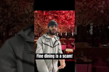 Fine dining is a scam #finedining #finediningexperience #food #foodie #foodlover #restaurant #foods