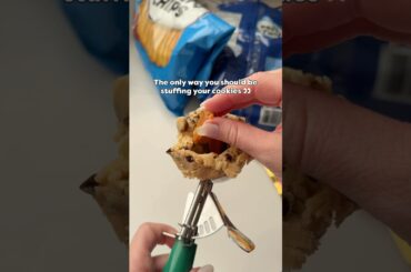 STUFF your cookies like THIS 🔥 #baking #foodies #cooking #cookies