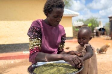 Beautiful African Mom & Daughter Cook Traditional Village Food🥹Massive Dream Kitchen Transformation😱