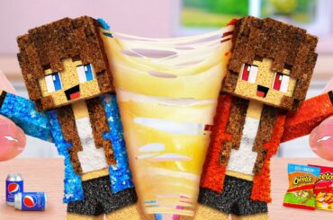 Cheetos vs Takis Challenge 🔥 How To Make Miniature Mozzarella Chicken Nuggets 💛 Tina Mini Cooking