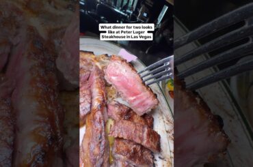 Dining at Peter Luger Steakhouse in Las Vegas! #peterluger #steakhouse #foodblog #vegaseats