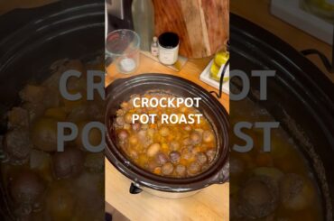 Crockpot Pot Roast because I don’t feel like cooking #dinnerideas #cooking #hamms #recipe