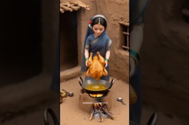 Miniature Doll Cooking Chicken Roast ASMR lTiny food #chickenroast#cooking#tiny#miniaturecooking