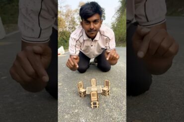 White and cute 1 set dining table, unboxing and review ￼