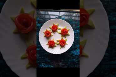 From vine to fine dining. 🍅➡️🌹       #foodstyling #vegetablecarving #foodart #tomatoroseflower