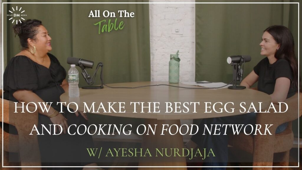 How to Make the Best Egg Salad and Cooking on Food Network with Chef Ayesha Nurdjaja.