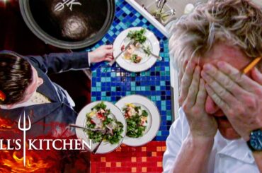 Chef Ramsay's Fuming Over Gloopy Mash, Returned Dishes & Chefs Running Out of Food | Hell's Kitchen