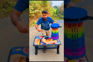 😱Mini Folding Stool Vs Luxury Dining Table Set | Unboxing Review #shorts🔥