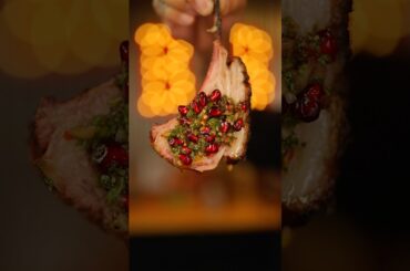 Lamb w/ Pomegranate Chimichurri #cooking #bbq #lamb #chimichurri #pomegranate #easyrecipe #tftibbq