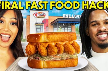 We Try & Rate The Best Viral Fast Food Hacks!