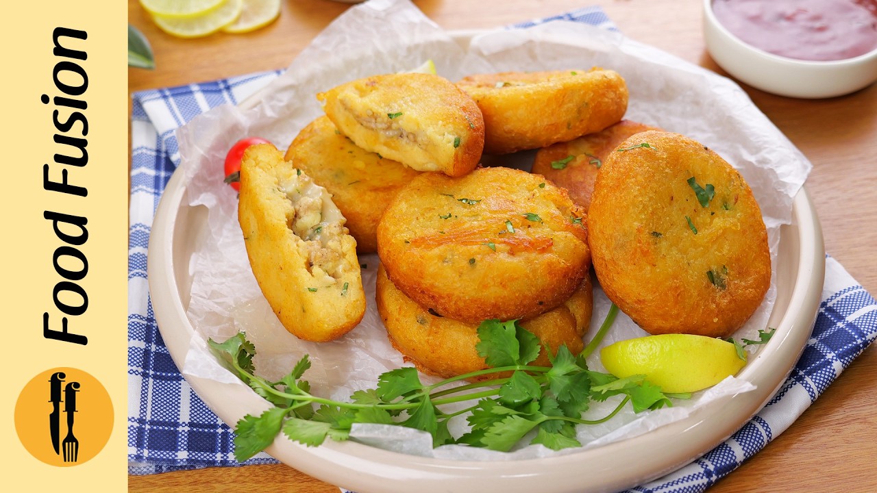 Qeema Potato Cakes Ramadan Special Recipe By Food Fusion Qeema Potato Cakes Ramadan Special Recipe By Food Fusion