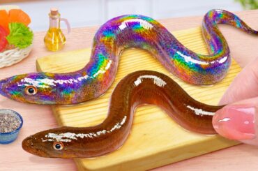 Catch And Cook Fish In River 🎣 Best Miniature Crispy Cheetos Fish Fried Recipe 🔥 Tina Mini Cooking