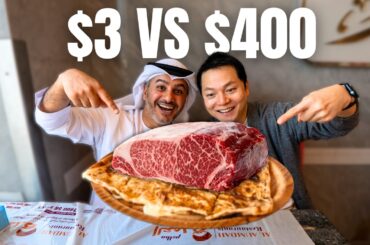 $3 Falafel vs $400 Wagyu in Dubai 🇦🇪 I Took Chef Moon From Street Food to Luxury Dining