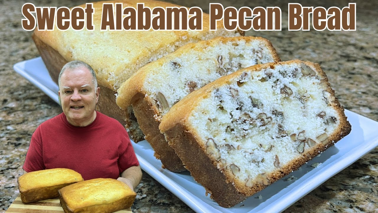 Sweet Alabama Pecan Bread – Perfect for the Pecan Lovers ! Sweet Alabama Pecan Bread - Perfect for the Pecan Lovers !