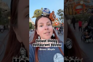 Should you add this to your Disney Dining list? #disneyland #disneyfood #greatmaple #disneyyoutube