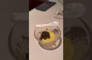 Caviar, eggshell dishes & more at Restaurant August #finedining #fancy #foodvlog