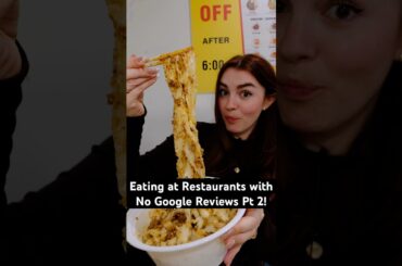 Only eating at restaurants with no google reviews! #foodie #nycfood #noodles #torta #smallbusiness