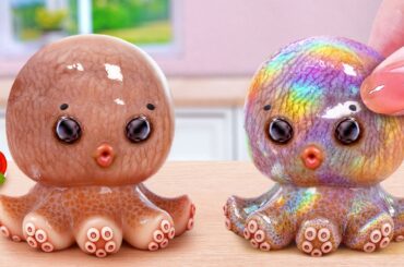 Oh Mini Fresh Juice Bar 🍹 Crispy Octopus with Passion Fruit Sauce 🐙Tina Mini Cooking