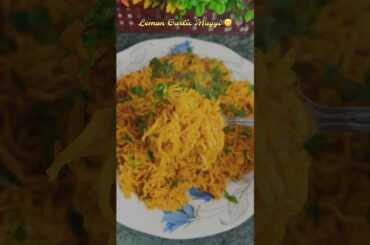 Lemon Garlic मैगी। 🍋🧄🍜| #shorts #maggi #youtubeshorts #recipe #cooking