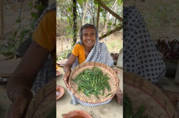 Bhindi Chorchori Recipe | Traditional Bengali Village Style #shorts #cooking #recipe