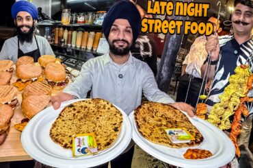 Must Try Late Night Street Food In Punjab | Punjab Street Food | Indian Street Food