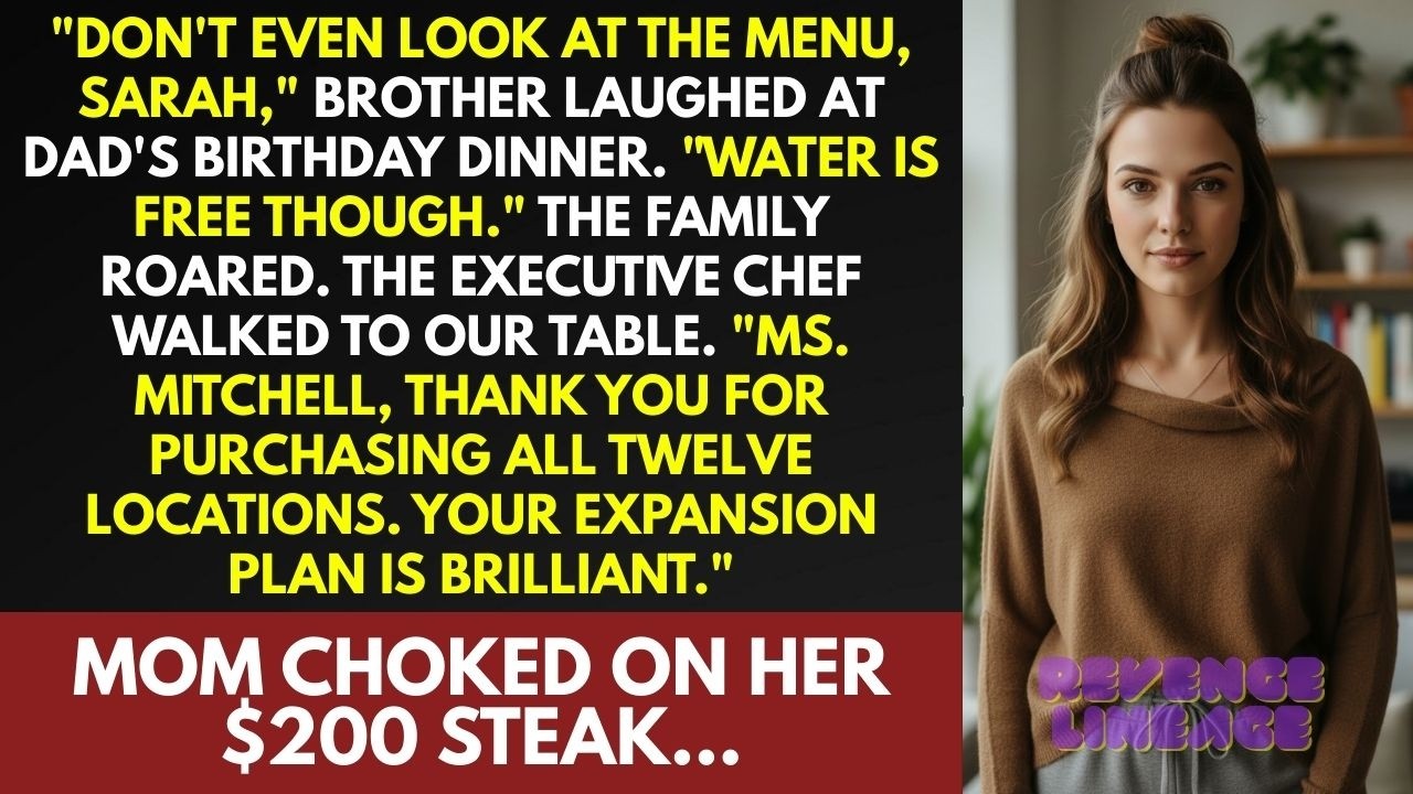 Dad’s 60th: Brother Said I Can’t Afford The Menu—Chef Thanked Me For Buying It Dad's 60th: Brother Said I Can't Afford The Menu—Chef Thanked Me For Buying It