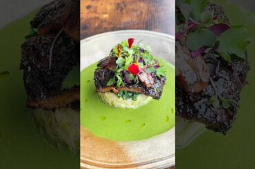 Watch how a professional chef plates #food #chef #foodart #shortsfeed #shorts