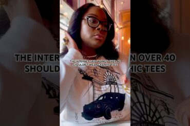 Apparently women over 40 can’t wear graphic tees. Tuh. Tees are staying. 😅 #softlife #finedining