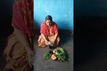 Village style healthy vegetables recipe #shorts #vegitables #villagefood #cooking #bengalifood