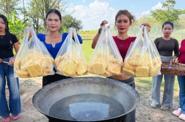 Amazing cooking Noodle salad and Noodle with egg recipe
