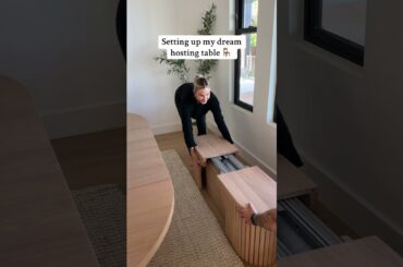 If multitasking was a table 🥹 how perfect is my new dining set ? #furniture #interior #housede